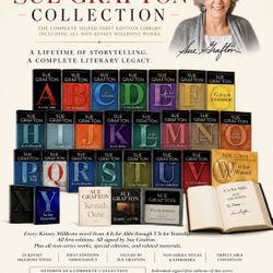 The Complete Sue Grafton Signed First Edition Collection – A Through Y