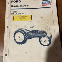 Ford  Tractor Service Manual