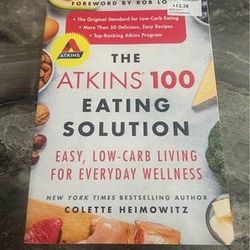new the atkins 100 eating solution paperback book