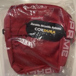 Rare Red Supreme Shoulder Bag From S/S  2018