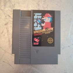 Wrecking Crew NES Nintendo Entertainment System  5 Star Screw Back