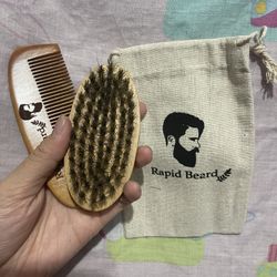  RAPID BEARD BRUSH & COMB
