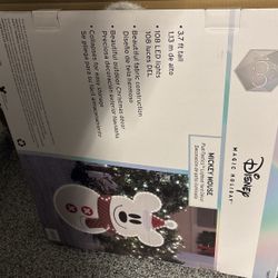 Mickey Mouse Christmas Snowman Lights