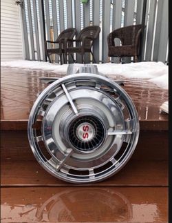 4 Classic 1963/1964 Chevrolet Chevy SS Belair Impala Hubcaps Wheel Cover Size 14 Inches