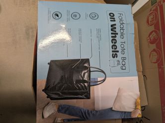 Foldable Tote Bag on Wheels