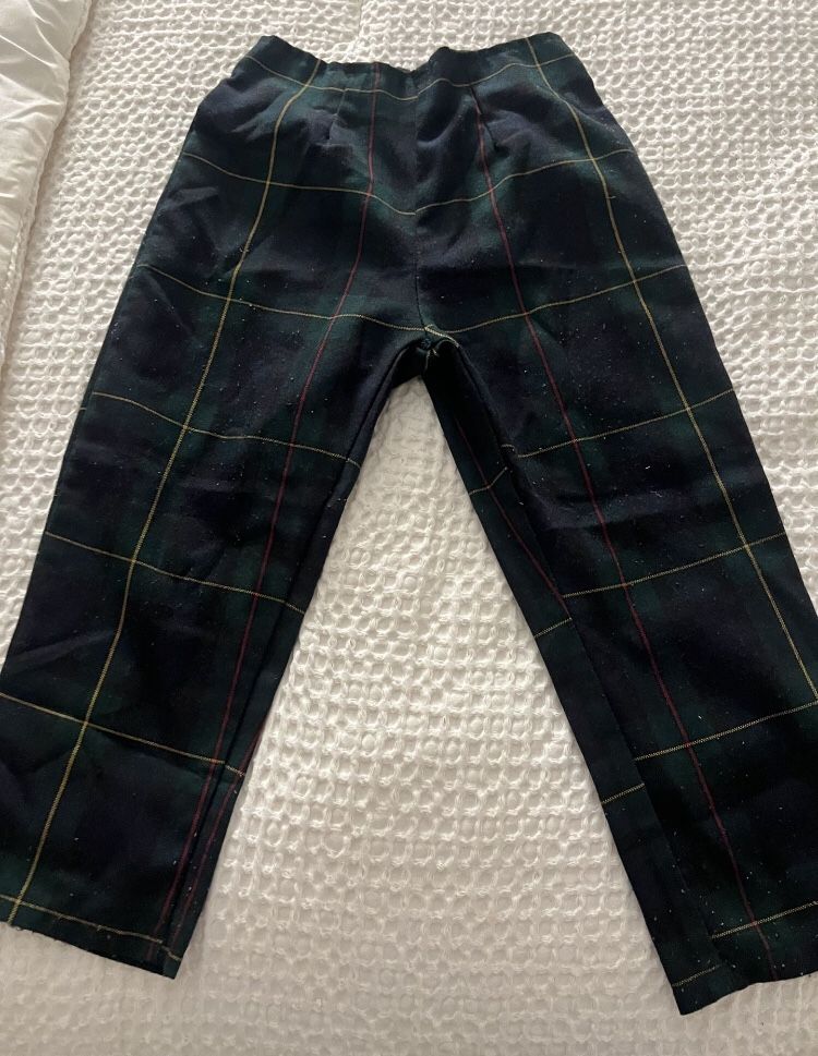 Kids Plaid Pants