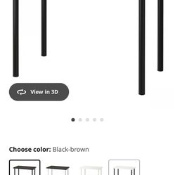 [Moving Sale]  IKEA Black Desk 
