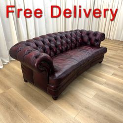 Tufted Leather Hancock and Moore Chesterfield Free Delivery