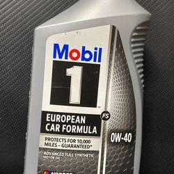 Mobil 1 European Car Formula 0W-40