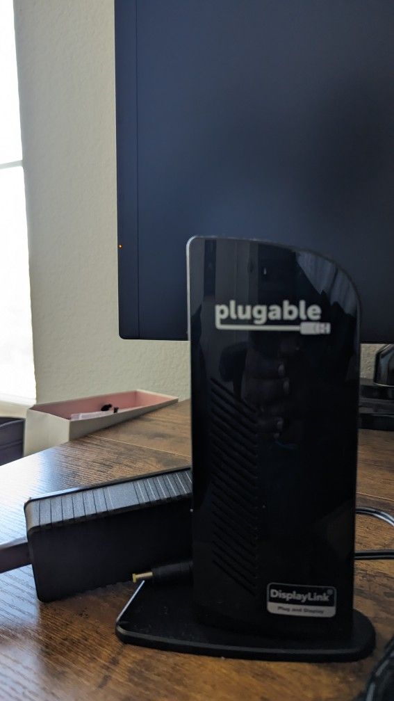 Plugable USB Docking Station Dual Monitor for USB-C or USB 3.0 - Laptop Docking Station 