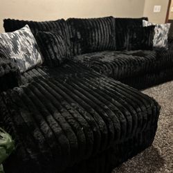 Brand New Comfy Corduroy Sectional Set