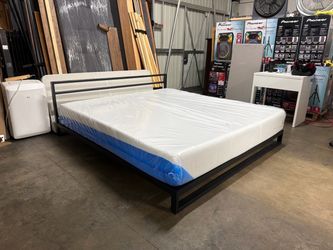 King bed with mattress $340