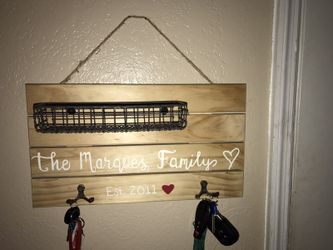 Key chain holder with wallet holder