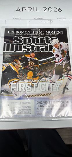 Vintage Sports Illustrated July 2013 - Chicago Blackhawks Stanley Cup Champs "First City" Cover
