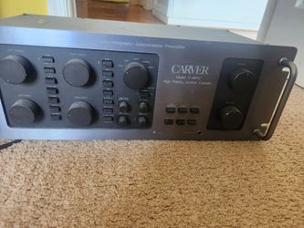 Carver pre-amplifier sonic holographic