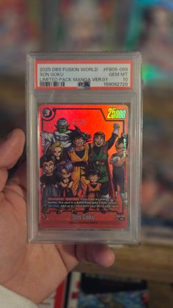 Son Goku Limited Manga Promo Psa 10