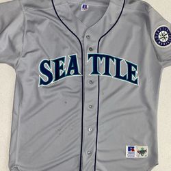Russell Athletic MLB Seattle Mariners Diamond Collection Authentic Jersey Sz 48