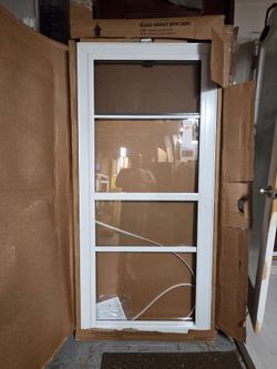 LARSON 36 x 81 White Aluminum Storm Door with Retractable Screen