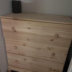 Wooden Barely Used Dresser, Ikea