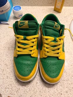 Nike Dunk Low Brazil Green Yellow Sneakers