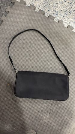 Black Leather Shoulder Bag