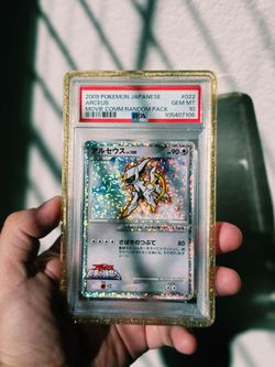 Arceus LV.100 Japanese Holo PSA 10 Pokemon Card