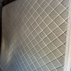 King Size Mattress With Box Springs And Frame.