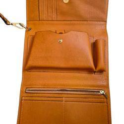 Wallet/Makeup Wristlet Bag Combo By Handbag Republic Classic brand new Carmel