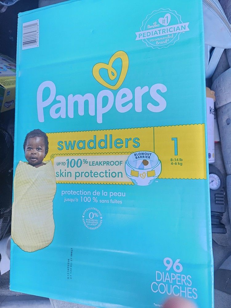 Wipes & 1 Pampers Diapers