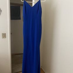 ROYAL BLUE DRESS SIZE L