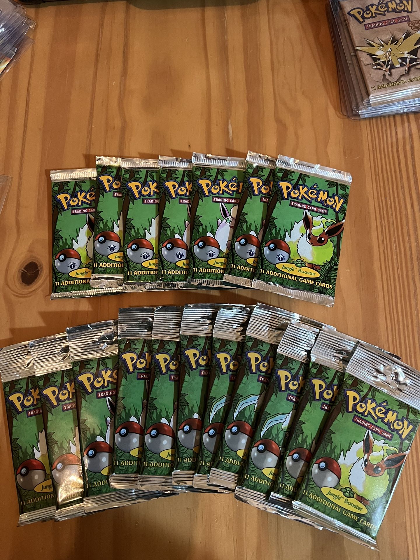 Jungle Pokémon Booster Packs