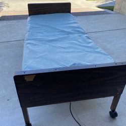 Electric Hospital Bed & gel overlay mattress