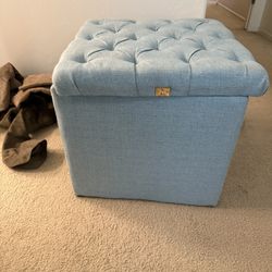 Light Blue Large Box For Storage 