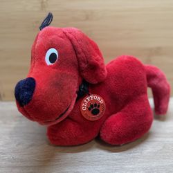 Vintage Clifford the big red dog 9" plush doll dakin