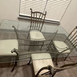 Glass Dining Table 