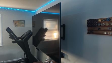 70” LG TV wall mount and sound bar