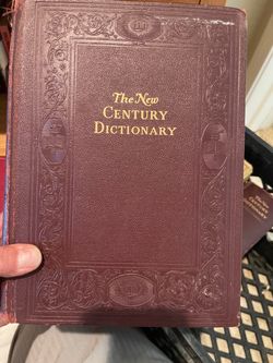 The New Century Dictionary of the English Language, which was commonly published in the mid-20th century.