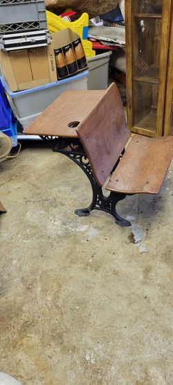 Antique desk/chair