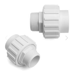 XTREMEPOWERUS 2-PIECES UNIVERSAL UNION JOINT SOCKET 1.5" NPTX1.5" SLIP SWIMMING