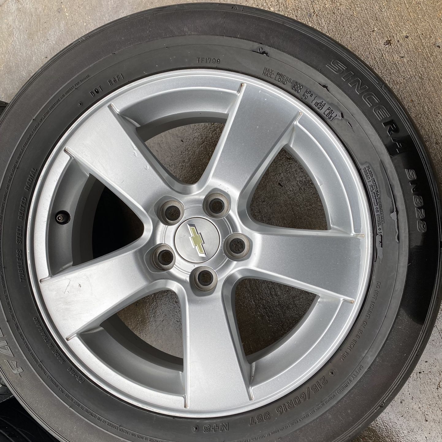 2015 Chevy Cruze Stock Wheels 16