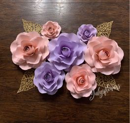 Paper flowers 💐 roses 🌹 Flores de papel