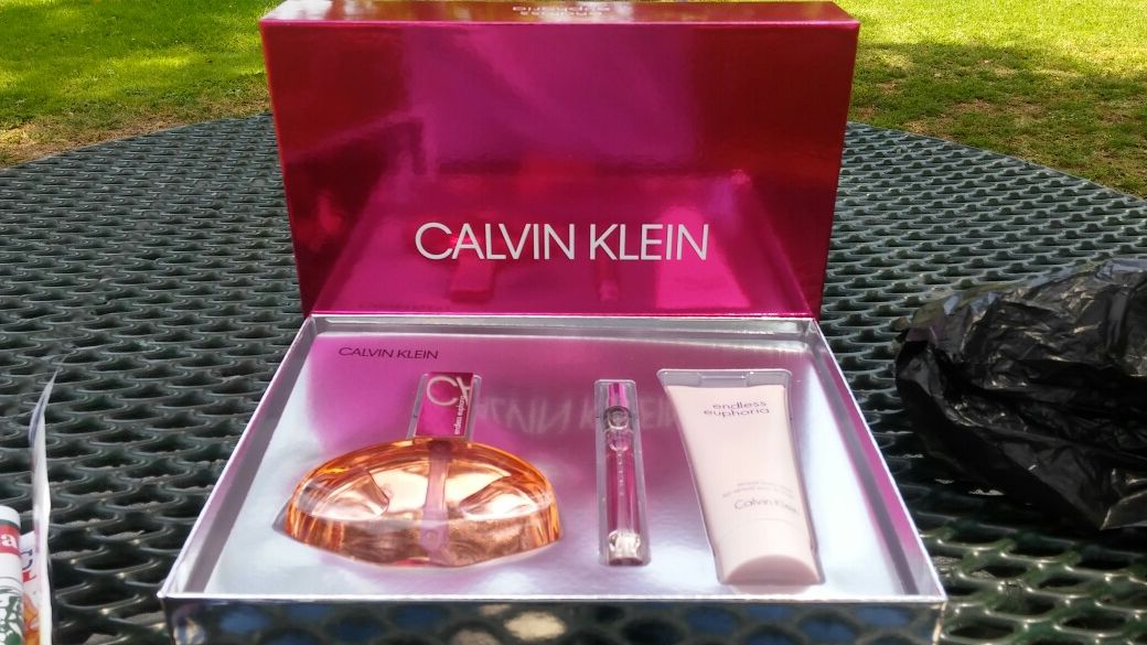 Original perfume euphoria endless 3pcs set big size by calvin klein