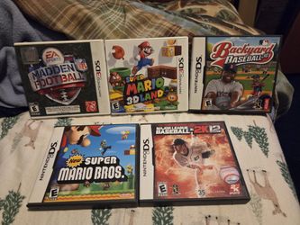 Nitendo 3ds And Nitendo Ds Games 