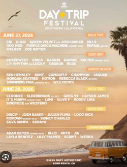 Day Trip Festival (2 GA Saturday Tickets)