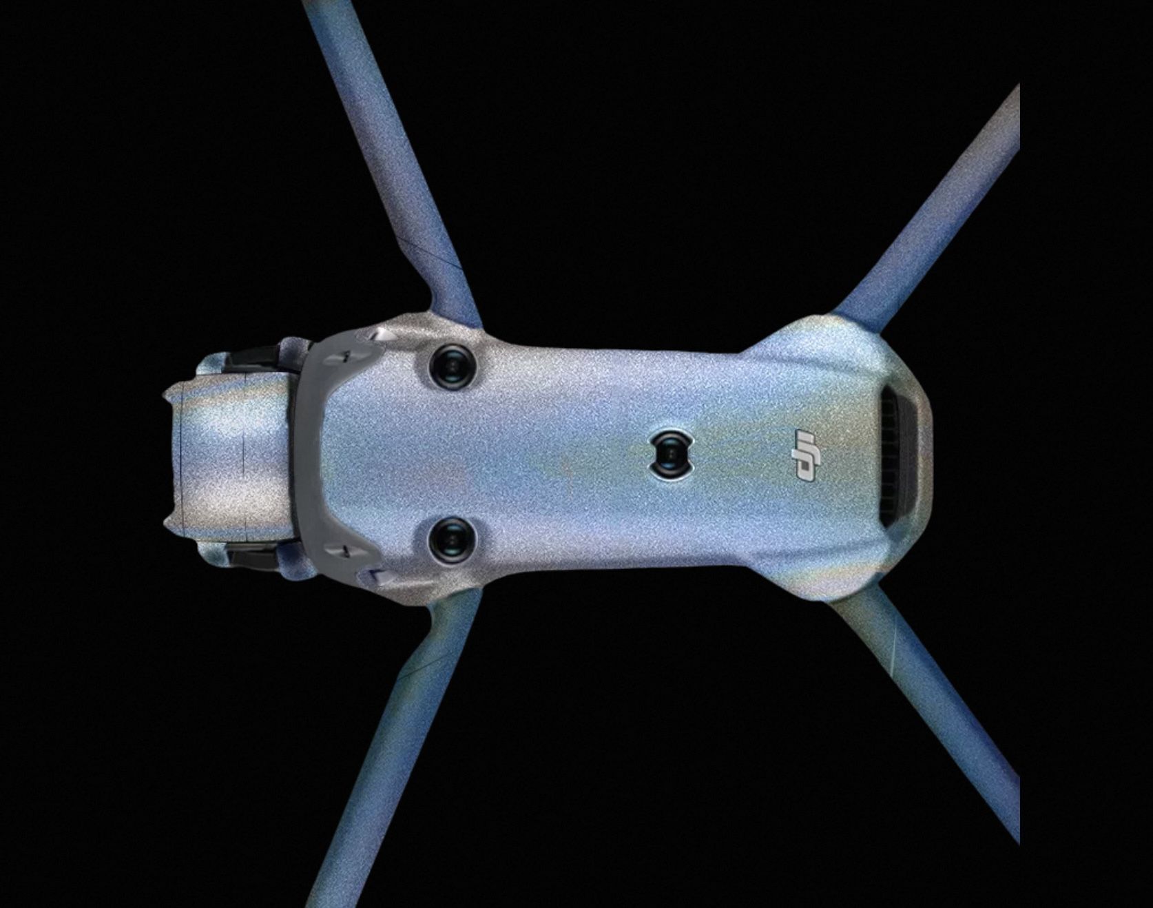 DJI Mavic 4 Pro Full Wrap Protective Skin Anti Scratch Metallic Grey Drone Decal Stickers