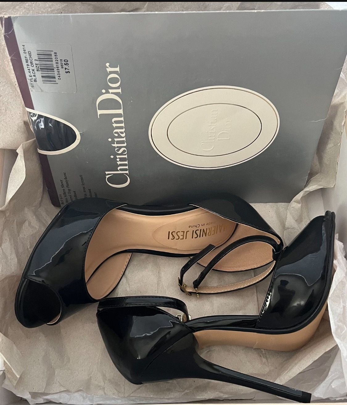 Black Stiletto High Heels/ Pumps