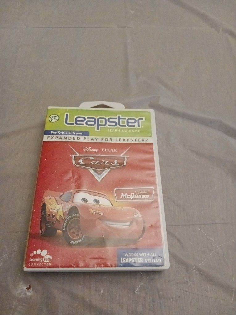 LEAPSTER LEARNING GAME WITH  5 GAMES 