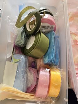Ribbon 🎀 For Eternal Flowers Etc. Different Colors And Cut