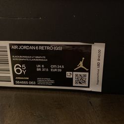 Jordan 6 Retro (GS) Bordeaux