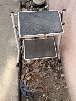 Two-Step Metal Step Stool
